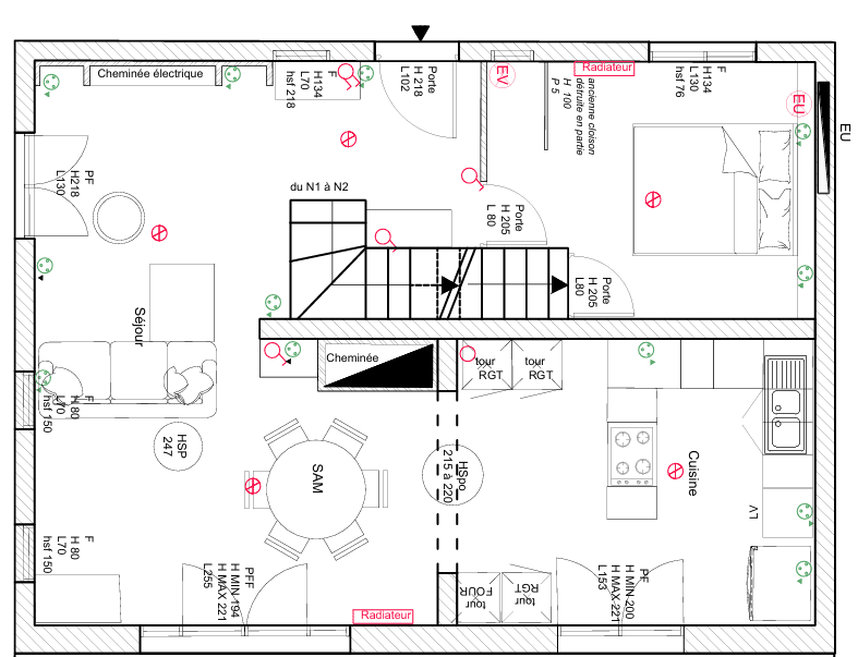 Plan Avant projet mandelieu-Studio Intéa