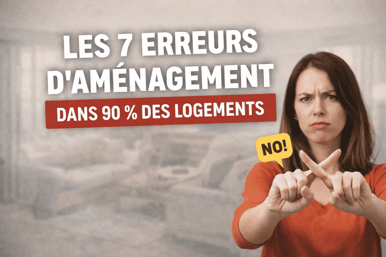 les 7 erreurs d'aménagement